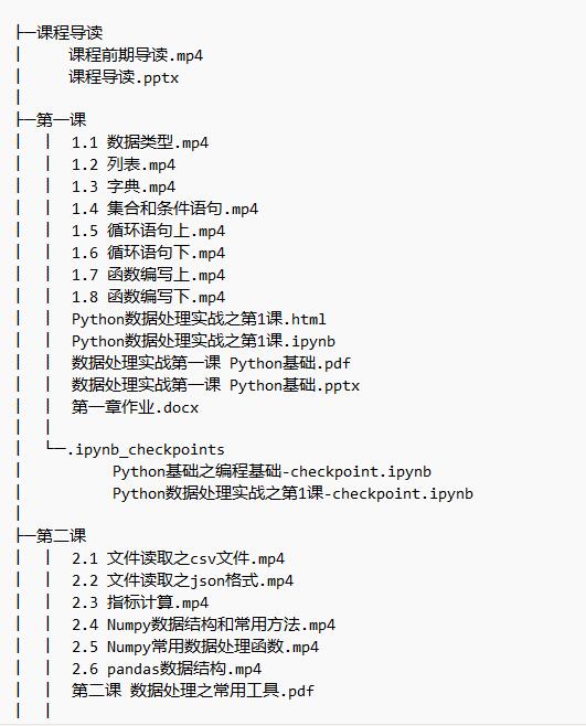 Python數(shù)據(jù)處理實(shí)戰(zhàn)探險(xiǎn) 深入數(shù)據(jù)分析和可視化 視頻教程 下載    圖1