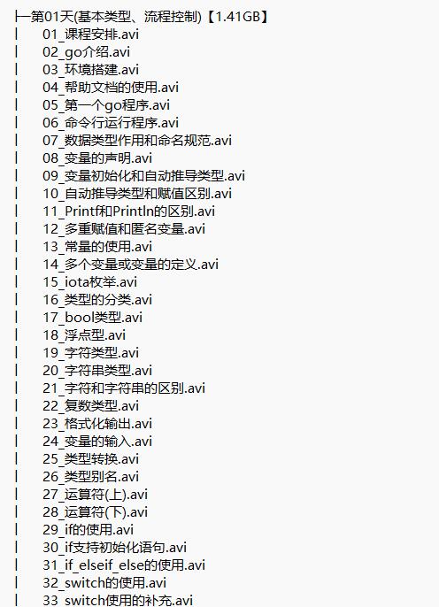 Go開發(fā)入門與實戰(zhàn) 視頻教程 下載   圖1