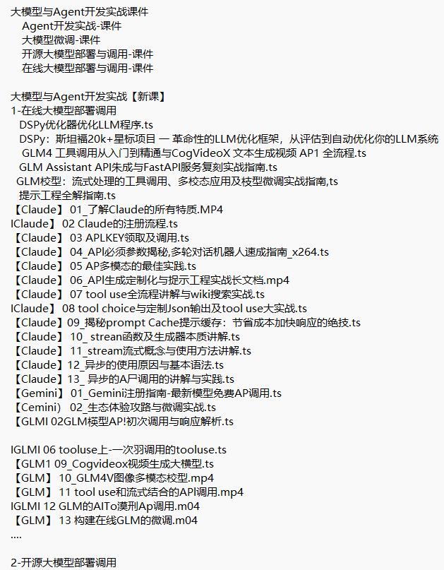 大模型與Agent開(kāi)發(fā)實(shí)戰(zhàn) 視頻教程 下載 圖1