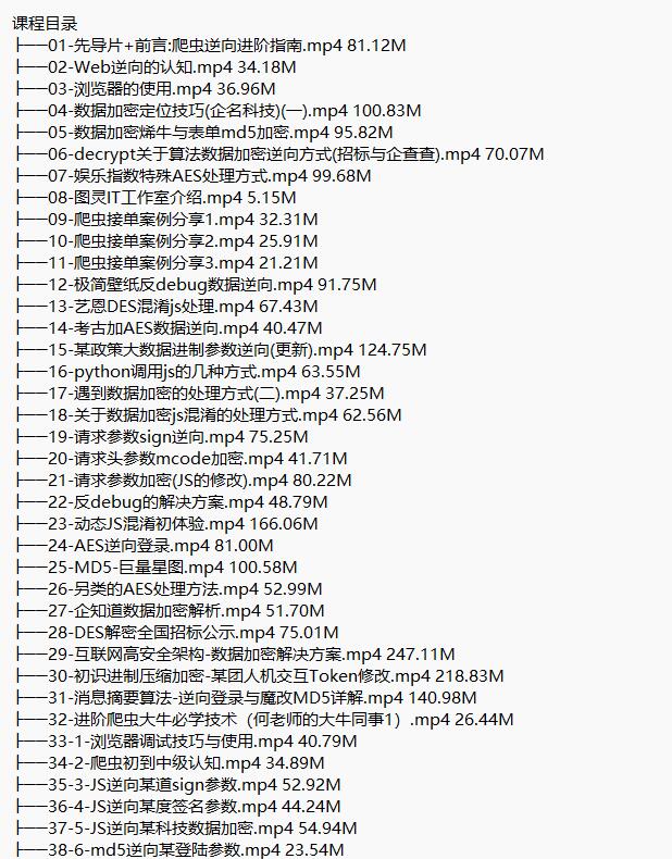 Python進(jìn)階首選：爬蟲 JS WEB APP逆向+超強(qiáng)企業(yè)級(jí)案例 視頻教程 下載 圖1